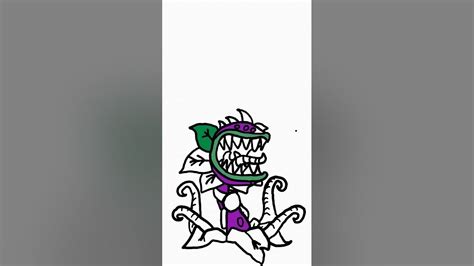 Chompzilla Plants Vs Zombies Heroes Drawing Youtube