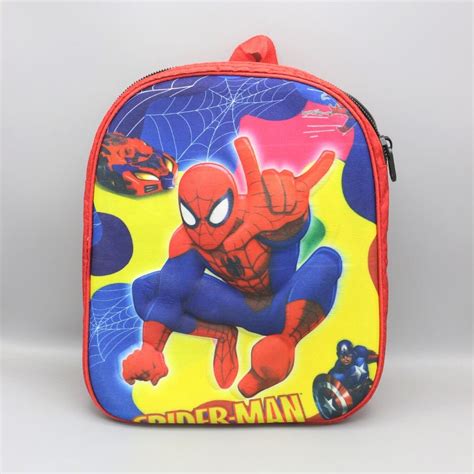 School Bags 3d Printed Spider Man Stationery Art