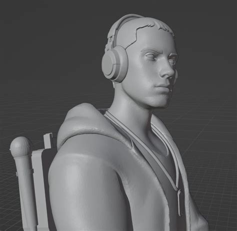 STL file Slim Shady Fortnite icon skin 🎮・3D printer model to download・Cults