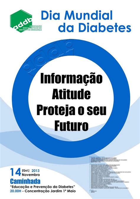 Dia Mundial Da Diabetes Macedo De Cavaleiros Turismo Bragan A