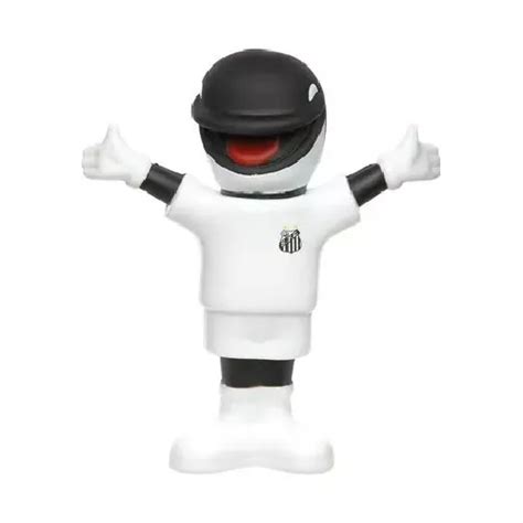 Boneco Mascote De Futebol Oficial Santos Camisa Branca Parcelamento