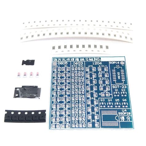 Placa De Circuito PCB SMT SMD Para Pr Ctica De Soldadura Kit De