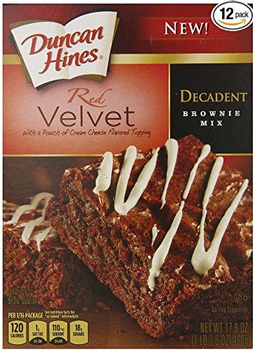 Duncan Hines Decadent Brownie Mix Red Velvet 176 Oz 2 Boxes Gtineanupc 644209414901