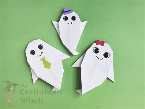 How To Make Easy Origami Ghost Folding Instruction Video