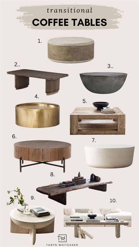 Modern Transitional Coffee Table Ideas Taryn Whiteaker Designs In