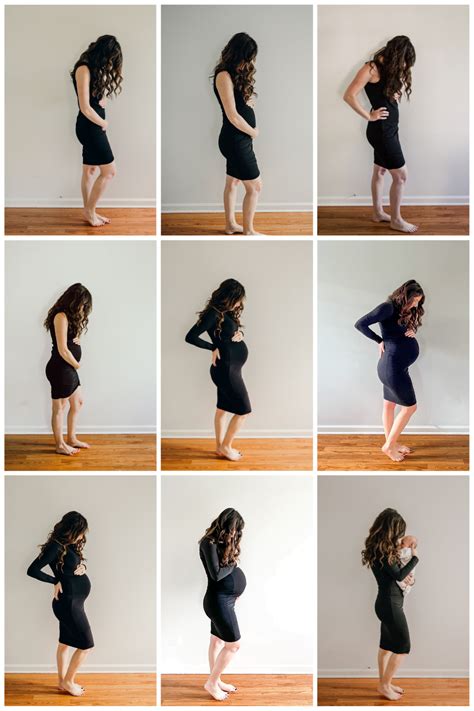 How to Take Monthly Maternity Bump Photos - Caitlin Houston