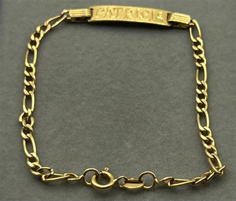 No Reserve Price Kt Yellow Gold Bracelet Catawiki