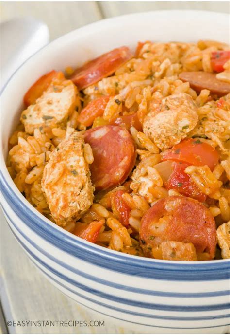 Instant Pot Jambalaya Brown Rice Easy Instant Recipes