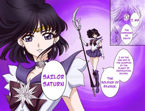 Sailor Saturn [Manga Redraw] by PookElucy on DeviantArt