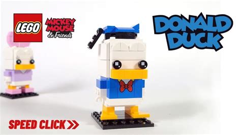 Lego Brickheadz Donald Duck Disney Speed Build Review Youtube