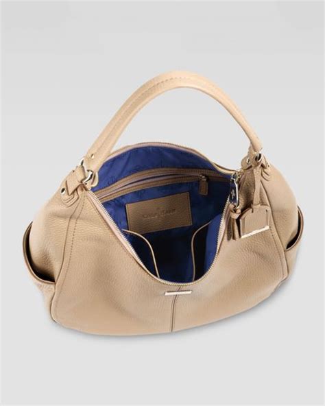 Cole Haan Village Rounded Hobo Bag In Beige Sandstone Lyst