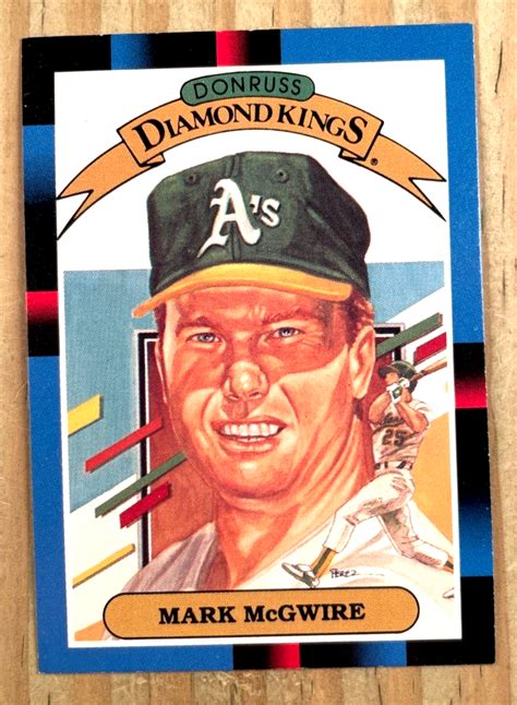 Donruss Mark Mcgwire Diamond Kings Card Nm Mt Oakland A S