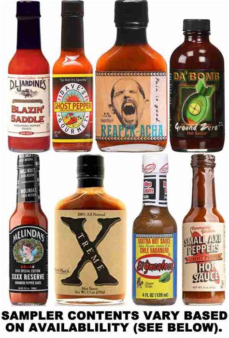 Super Hot Hot Sauce Sampler Salsa Express