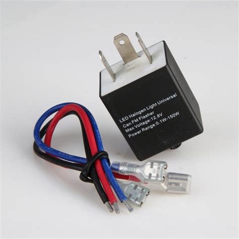 【cw】 Motorcycle Led Turn Flasher Blinker Relay 12v 24v 3 Pin