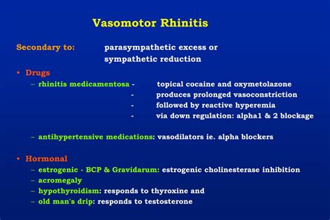 Ppt The Medical And Surgical Treatment Of Chronic Rhinitis Powerpoint