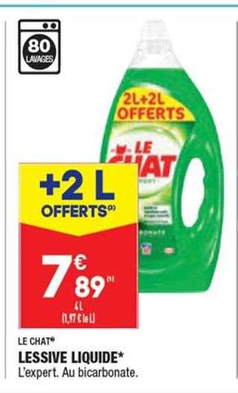 Promo Le Chat Lessive Liquide Chez Aldi Icatalogue Fr