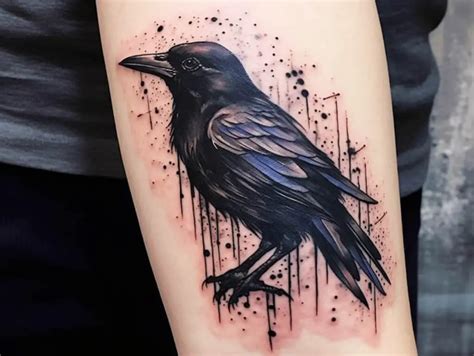 Crow Tattoo Meaning: Symbolism and Designs