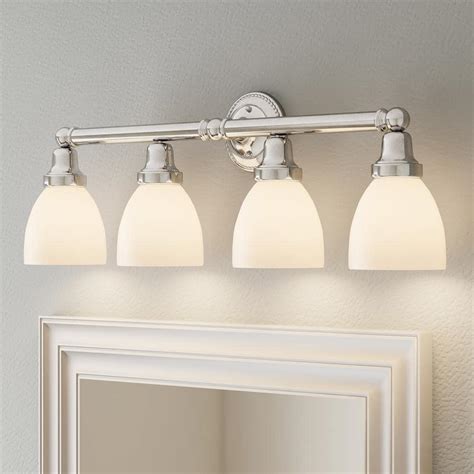 Livex Lighting Classic 4 Light Polished Chrome Bath Vanity Light 1024 ...