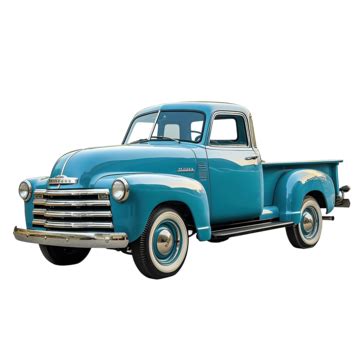 Pickup Truck Low Angle View Retro Retro Pick Up Front Png