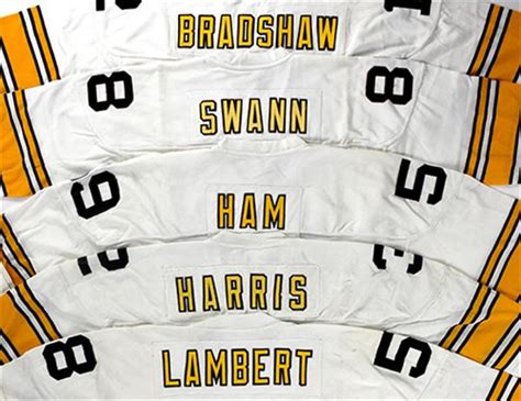 Game Worn Pittsburgh Steelers Jerseys Up for Auction