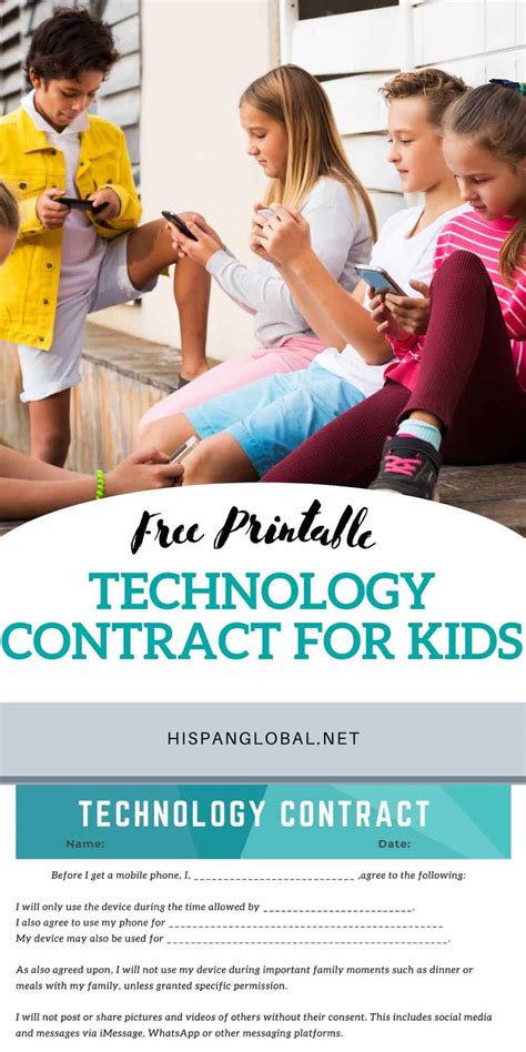 Technology Contract For Child