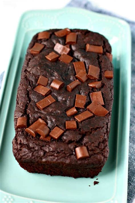 Chocolate Zucchini Loaf Cake Gluten Free The Pretty Bee