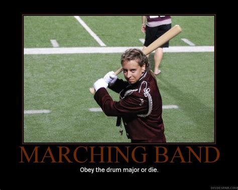 Marching Band Drum Majors By Featherbrained