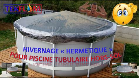 Hivernage Piscine Hors Sol Tubulaire Intex Youtube