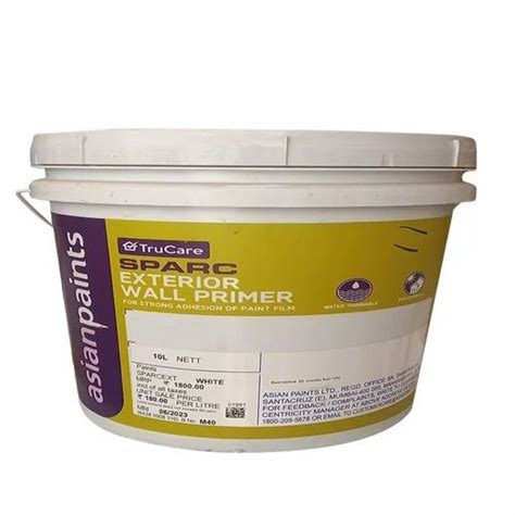 Asian Paints Trucare Sparc Exterior Primer 20 Litre White 48 OFF