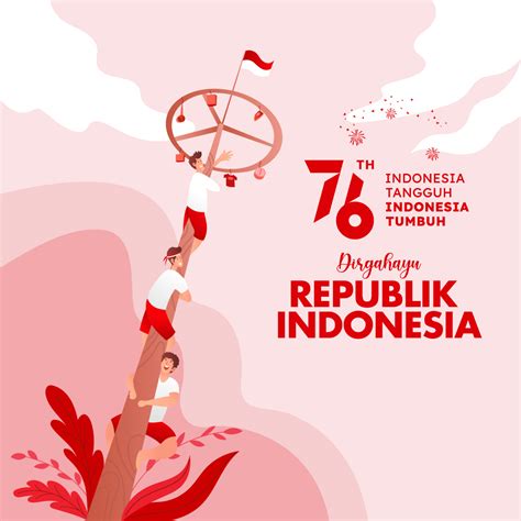 Poster Gambar Ucapan Hut Ri Ke Dirgahayu Republik Indonesia