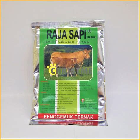 Jual Raja Sapi Gram Original Jamu Hewan Sapi Dan Multivitamin