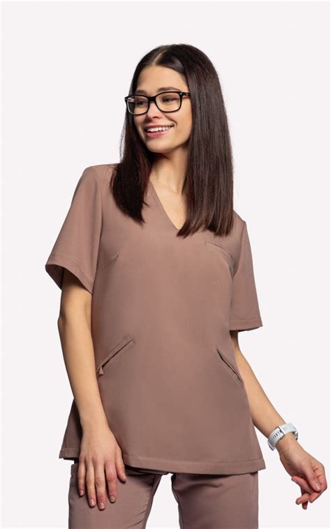 Komplet Medyczny Damski Scrubs Classic Bluza Olivia I Spodnie Standard