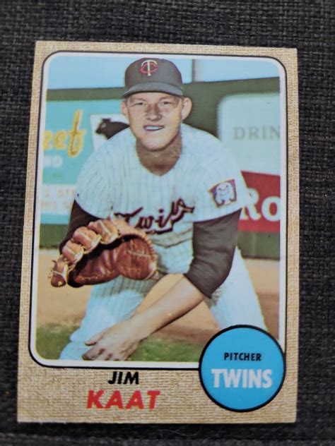 Topps Set Jim Kaat Minnesota Twins Hof Baseball Card C Ebay