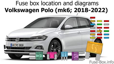 Fuse Box Location And Diagrams Volkswagen Polo Mk6 2018 2020 Youtube