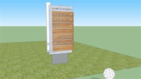 Exterior Wayfinding 3d Warehouse