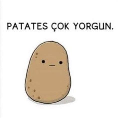 Patates 🥔 Patates Komik şeyler Çıkartma