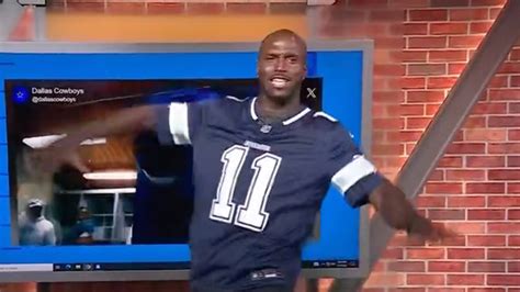 Good Morning Football host Kyle Brandt falls off chair on live TV at Jason McCourty's shock NFL ...