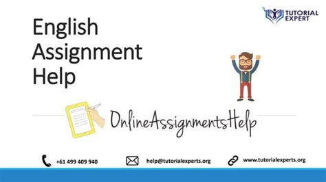 English Assignment Help Australia Ppt