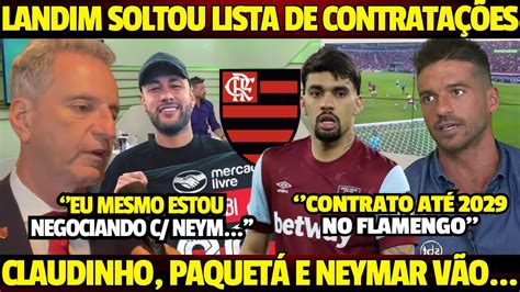 AGORA NAÇÃO LANDIM SOLTA INFO EXCLUSIVA E CONFIRMA NEYMAR PAQUETÁ E