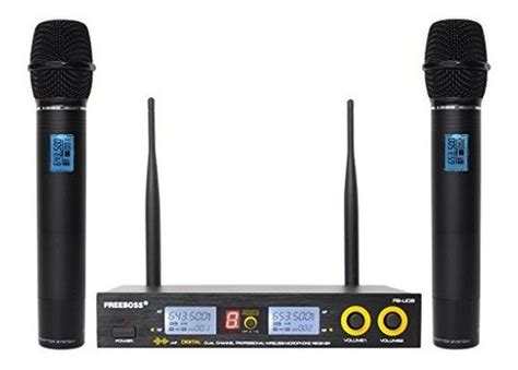 Freeboss Fb U Micr Fono Inal Mbrico Uhf Digital De Doble Cuotas Sin