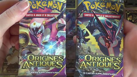 Ouverture DUOPACK POKEMON ORIGINES ANTIQUES Planning été 2018 YouTube