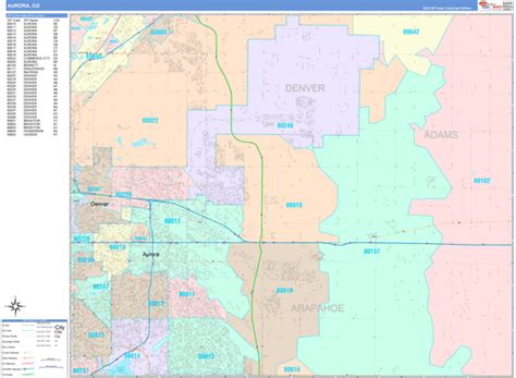 Maps of Aurora Colorado - marketmaps.com