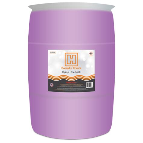 High Ph Presoak 55 Gallon Harolds Choice Affordable Soap