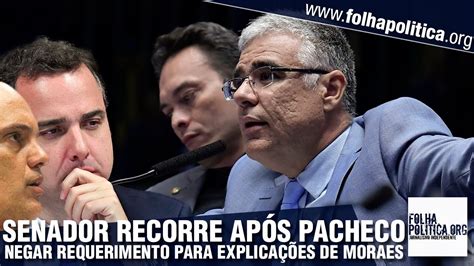 Senador Girão recorre após Pacheco negar requerimento para convidar