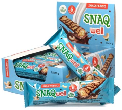 Snaq Fabriq - Батончик вафельный, 20г (Батончики, печенье)