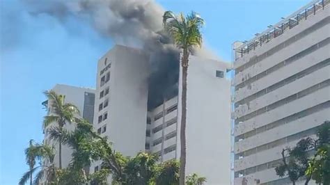 Reportan Incendio De Hotel Emporio En Acapulco Segundo A Segundo