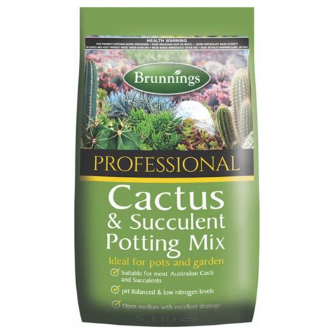 Brunnings Cactus & Succulent Potting Mix 5L - Jeffries