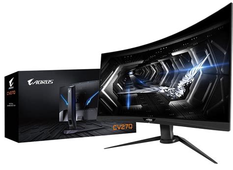 Aorus Cv27q Tactical Gaming Monitor 1440p 165hz G Sync And Freesync