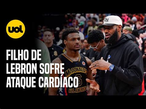 Filho De Lebron James Sofre Parada Card Aca Durante Treino De Basquete