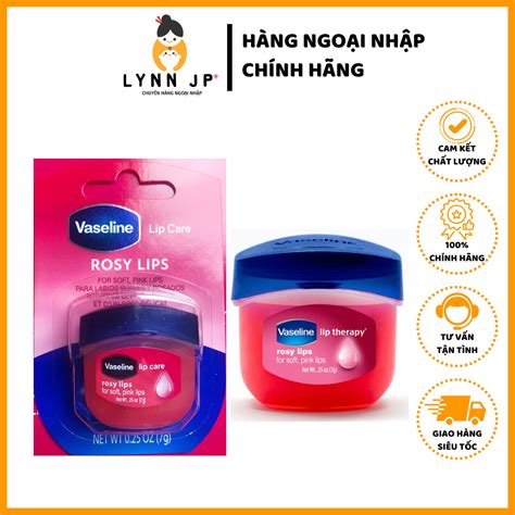 Sáp Dưỡng Môi Hồng Xinh Vaseline Lip Therapy Rosy Lip 7g Shopee